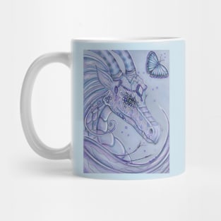 Frosty Lavender dragon by Renee Lavoie Mug